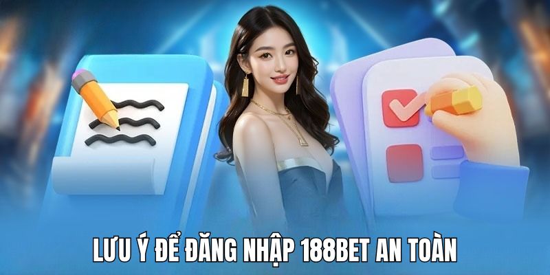 Người chơi cần hiểu rõ những lưu ý để đăng nhập 188BET an toàn