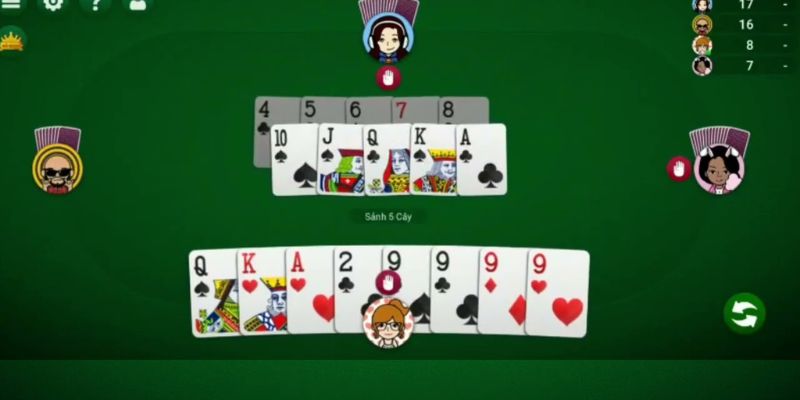 Tiến lên miền Nam là tựa game được nhiều anh em lựa chọn nhiều nhất